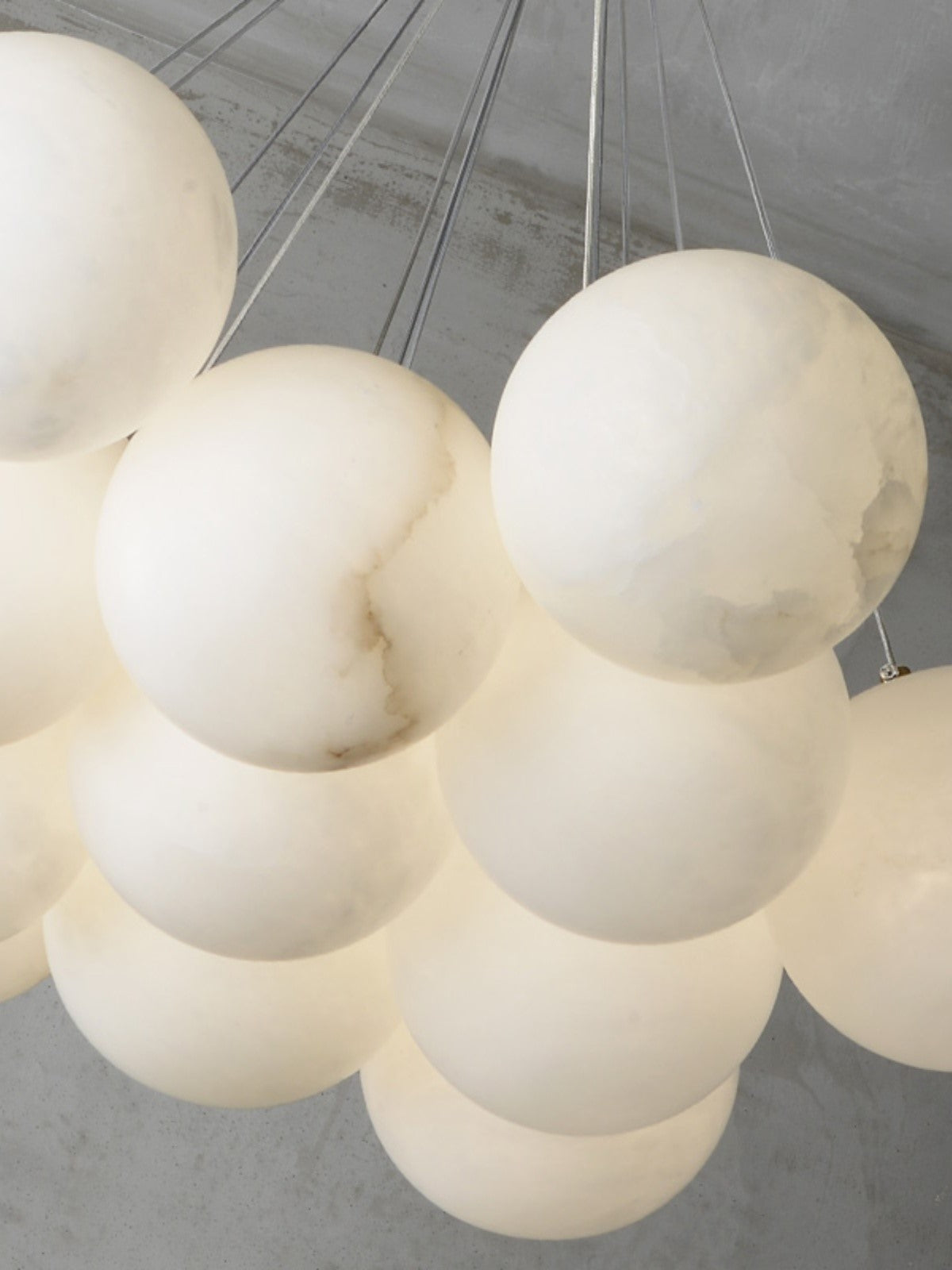 Alabaster Lunar Chandelier