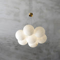 Load image into Gallery viewer, Alabaster Lunar Chandelier
