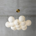 Загрузить изображение в галерею, Alabaster Lunar Chandelier