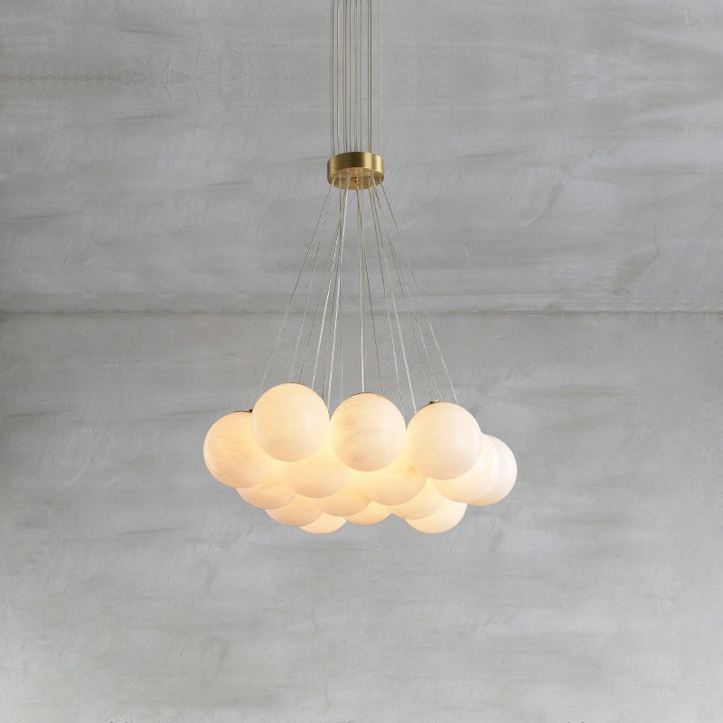 Alabaster Lunar Chandelier