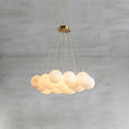 Загрузить изображение в галерею, Alabaster Lunar Chandelier
