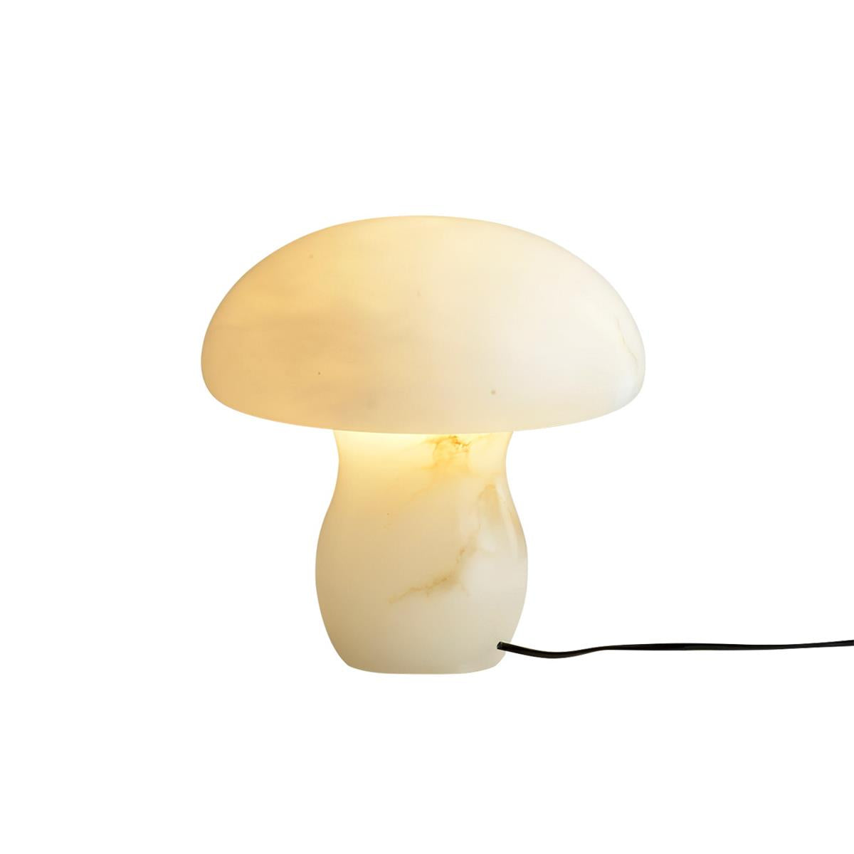 Lampe de table champignon en albâtre