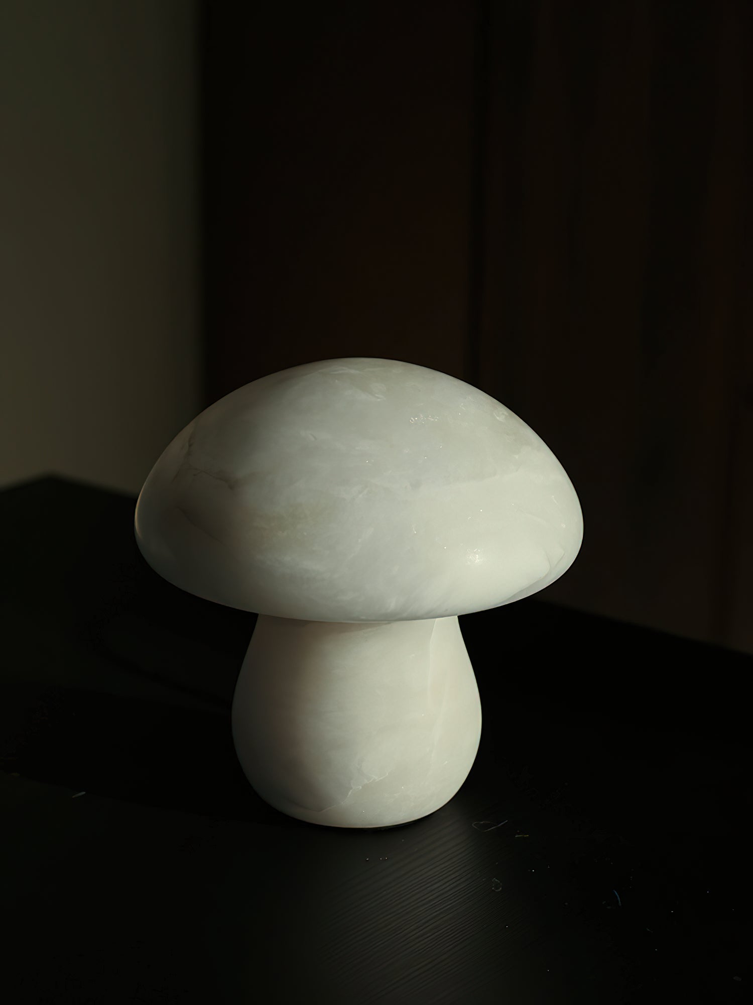 Alabaster Pilz Tischlampe