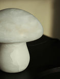 Load image into Gallery viewer, Alabaster Mushroom Table Lamp
