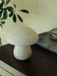 Load image into Gallery viewer, Alabaster Mushroom Table Lamp
