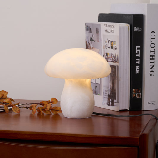 Alabaster Mushroom Table Lamp