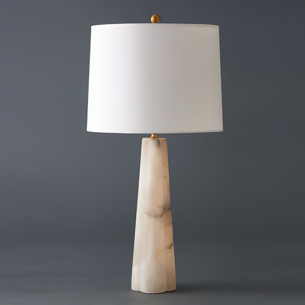 Marble Quatrefoil Table Lamp