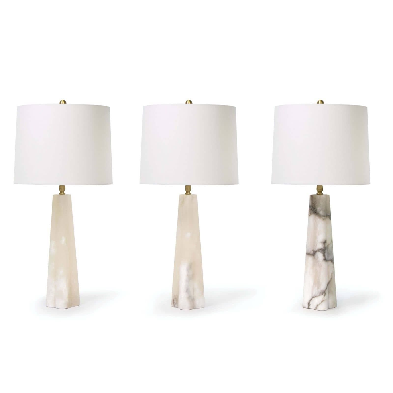 Marble Quatrefoil Table Lamp