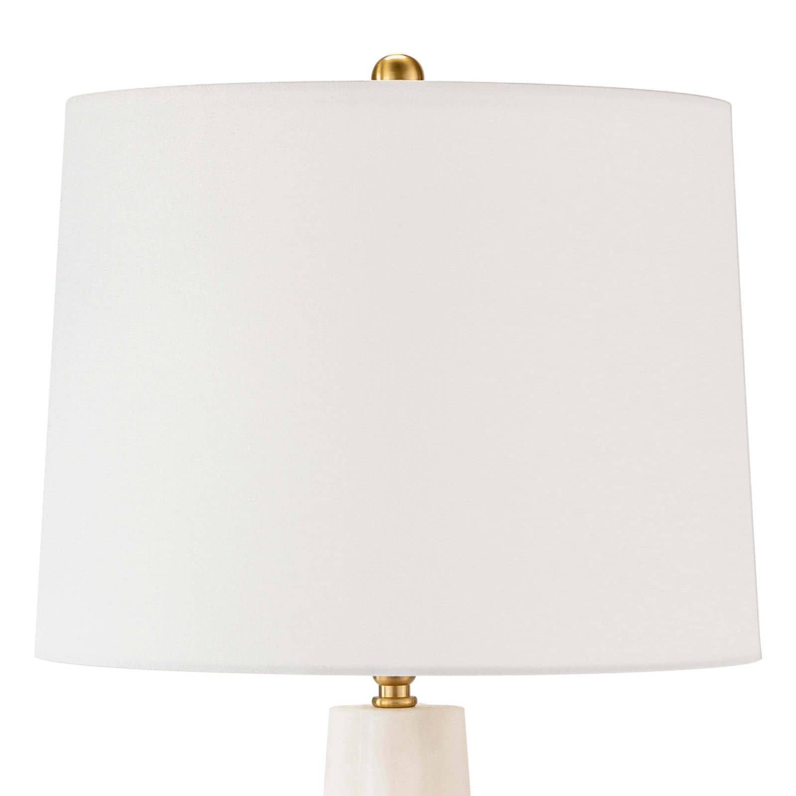 Marble Quatrefoil Table Lamp