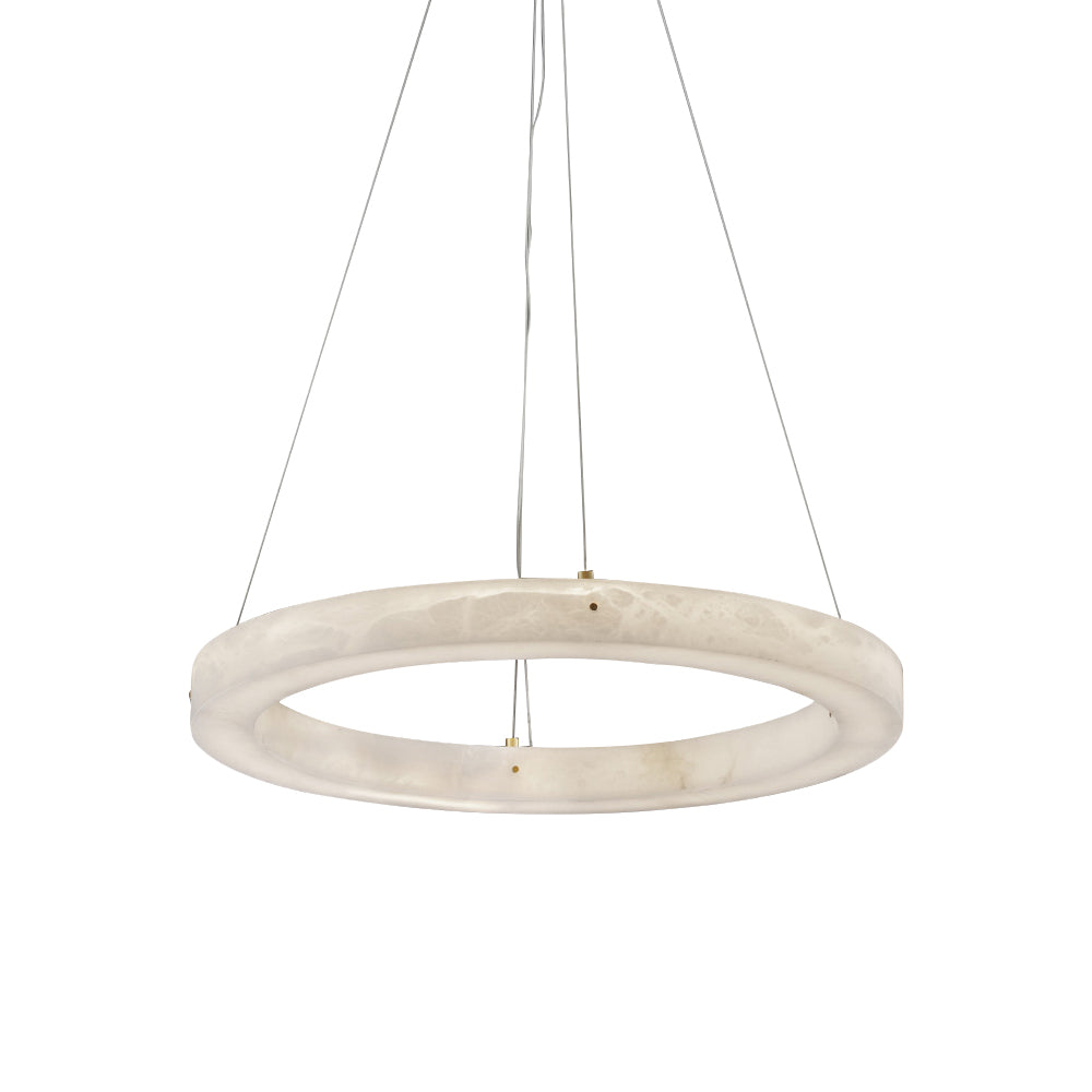 Alabaster Ring Chandelier