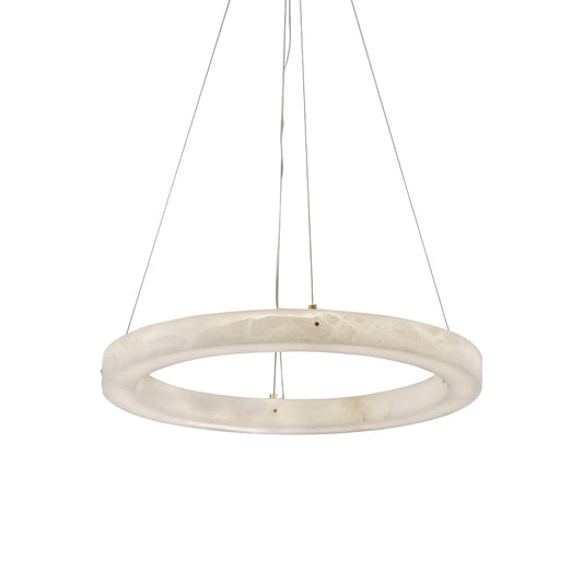 Alabaster Ring Chandelier