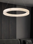 Load image into Gallery viewer, Alabaster Ring Chandelier
