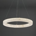 Load image into Gallery viewer, Alabaster Ring Chandelier
