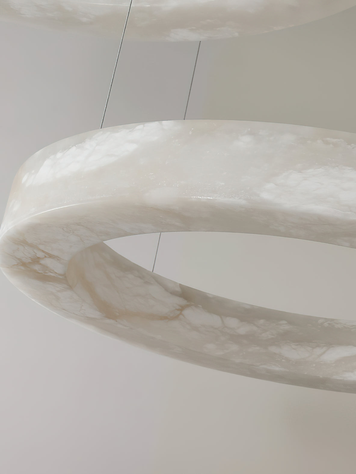 Alabaster Ring Chandelier