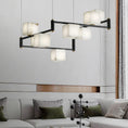 Bild in Galerie-Betrachter laden, Alabaster Square Box Chandelier
