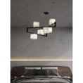 Charger l'image dans la visionneuse de la galerie, Alabaster Square Box Chandelier
