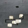 Charger l'image dans la visionneuse de la galerie, Alabaster Square Box Chandelier
