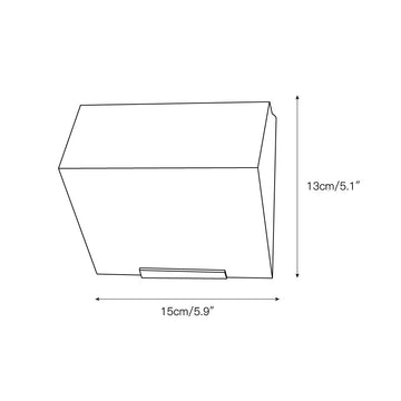 Alabaster Staircase Wall Lamp – detail 3 — Dimension drawings 1