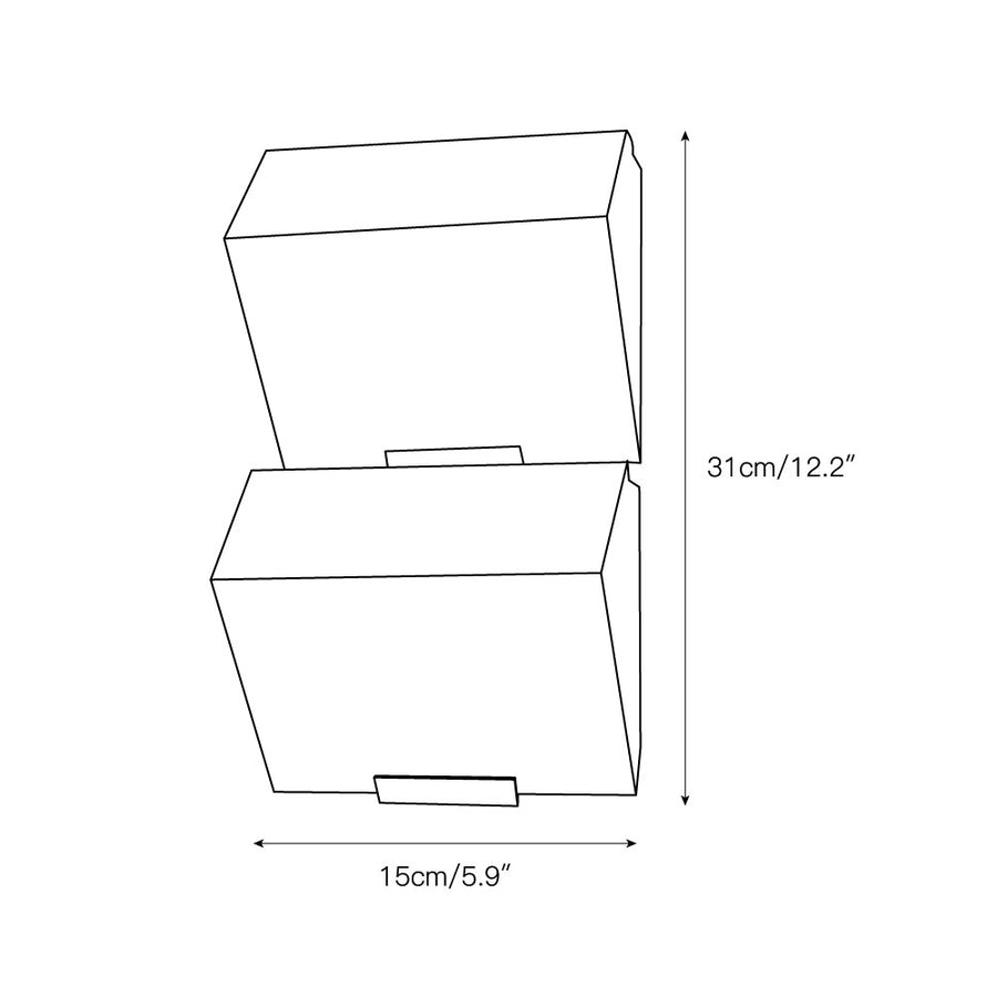 Alabaster Staircase Wall Lamp – detail 4 — Dimension drawings 2
