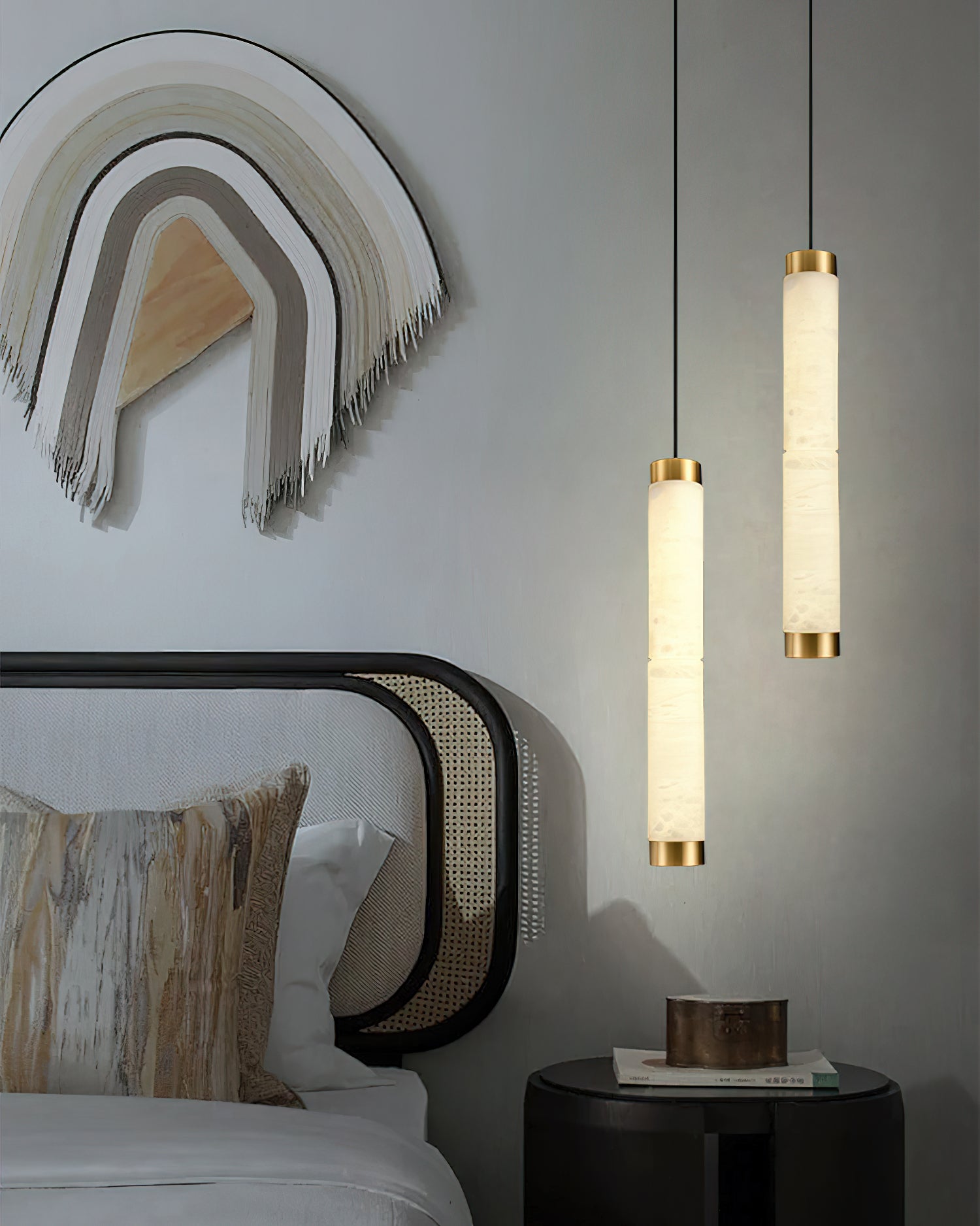 Alabaster Strip Pendant Light