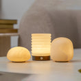 Load image into Gallery viewer, Alabaster Petite Portable Lamp (Built-in Battery)
