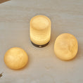 Load image into Gallery viewer, Alabaster Petite Portable Lamp (Built-in Battery)
