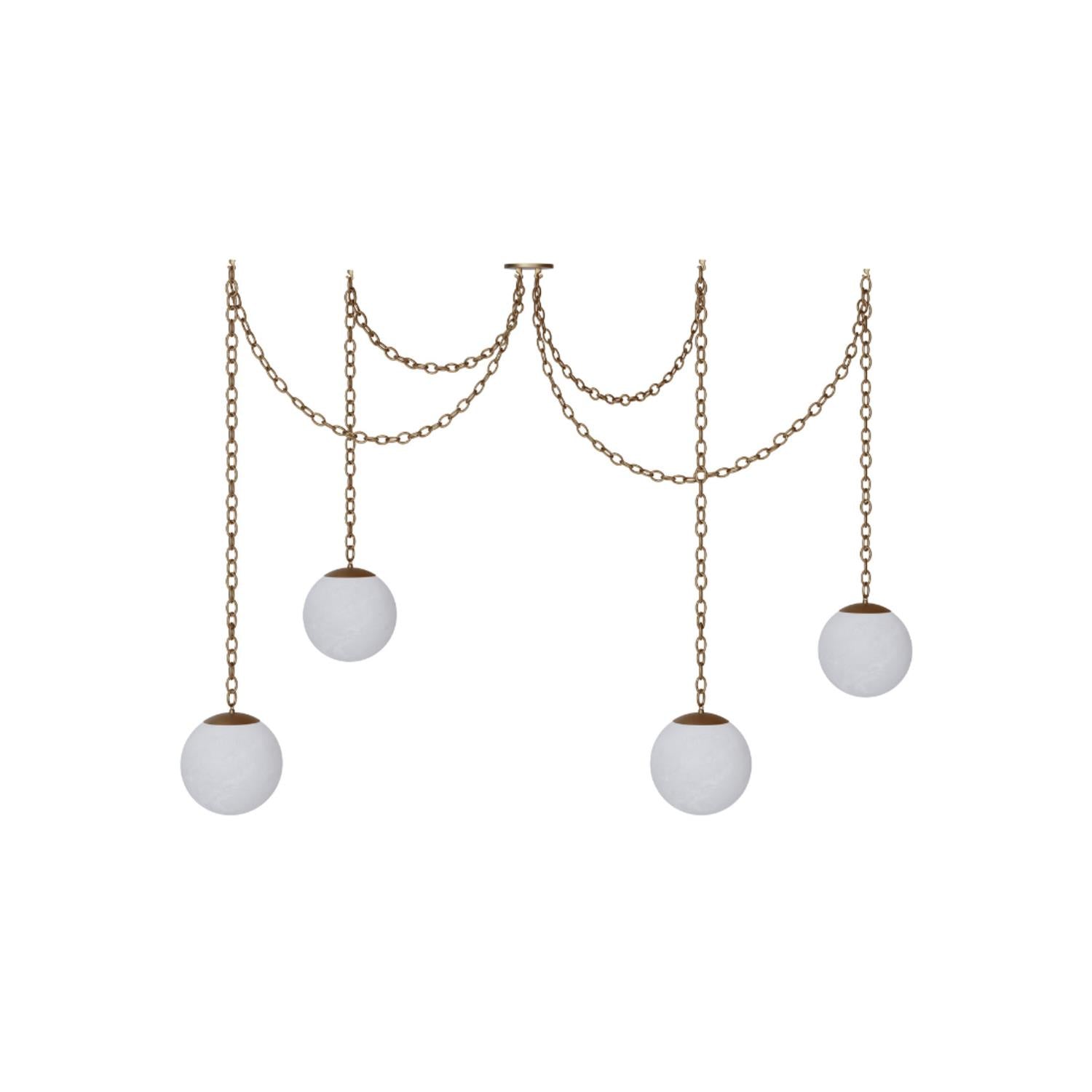 Alabaster Swag Pendant Lamp