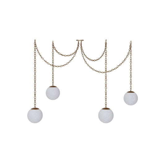 Alabaster Swag Pendant Lamp