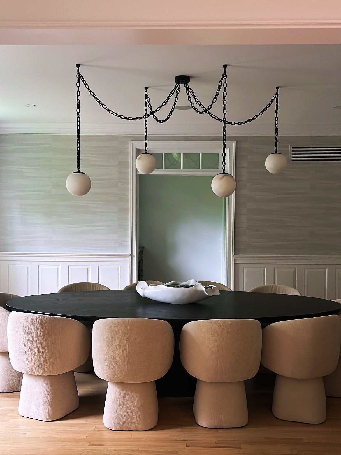 Alabaster Swag Pendant Lamp