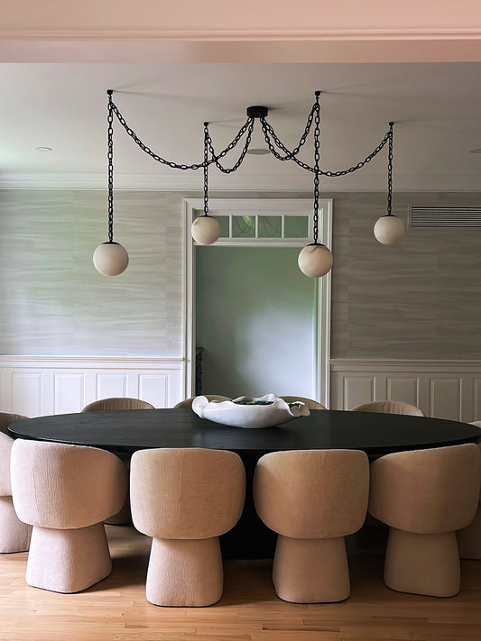 Alabaster Swag Pendant Lamp