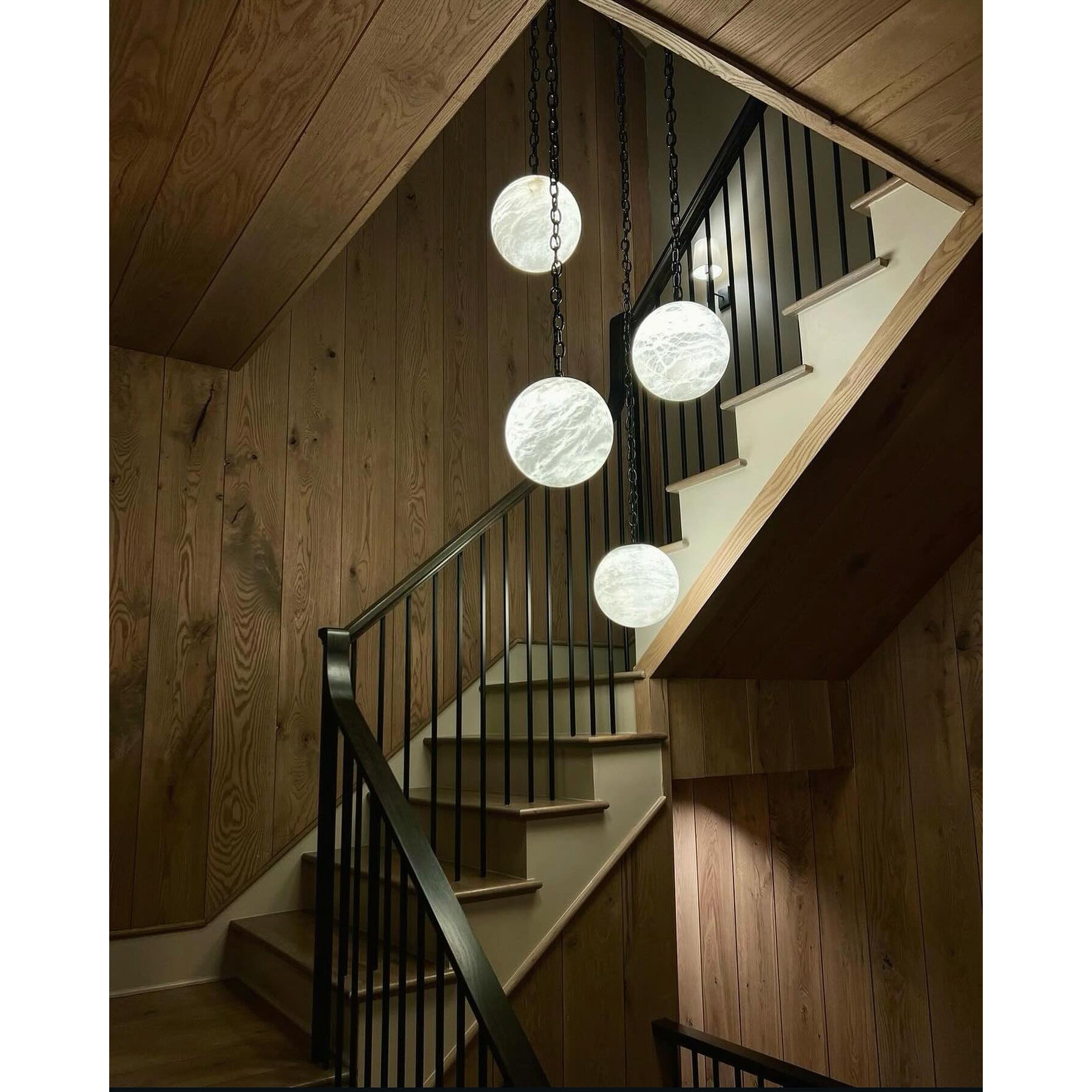 Alabaster Swag Pendant Lamp