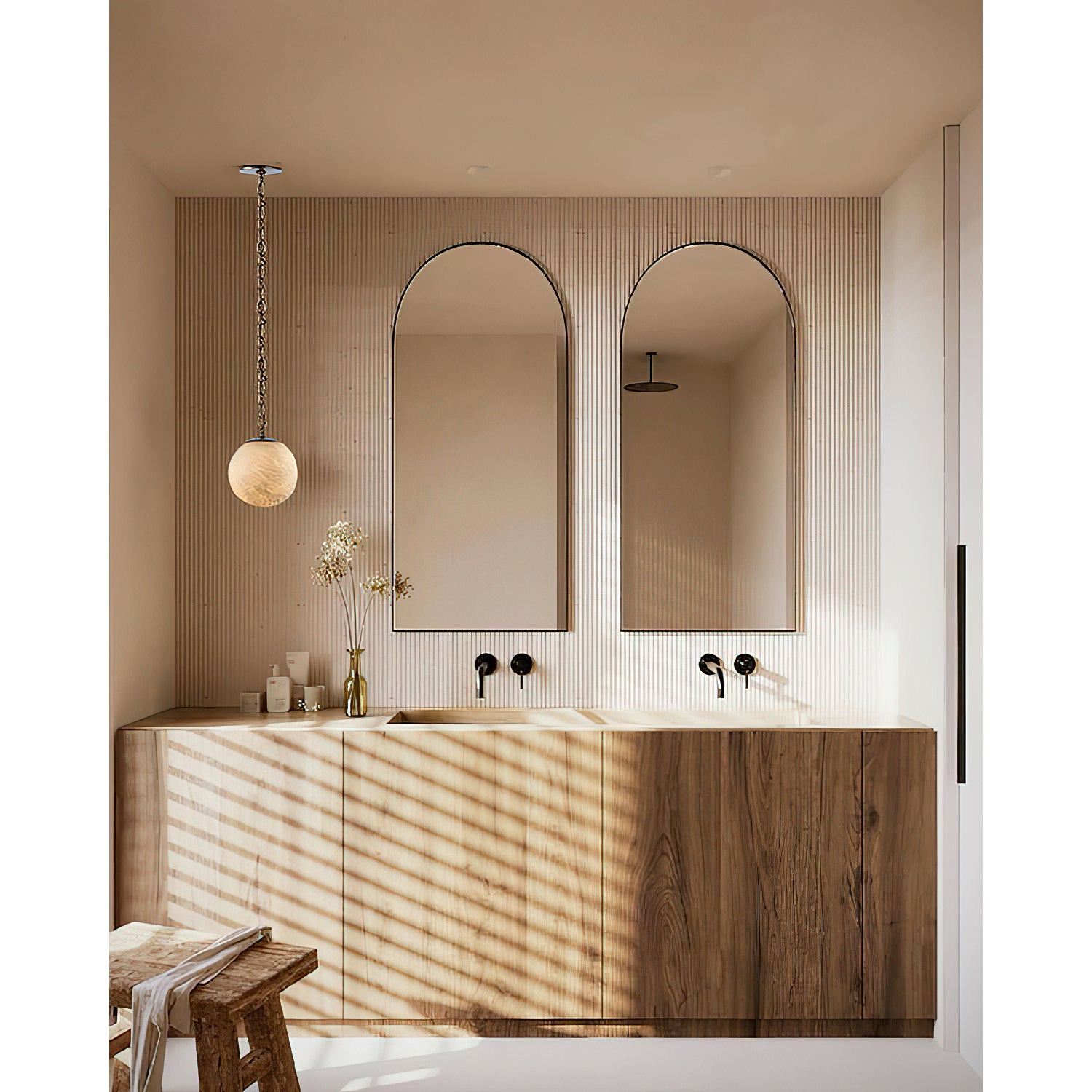 Alabaster Swag Pendant Lamp