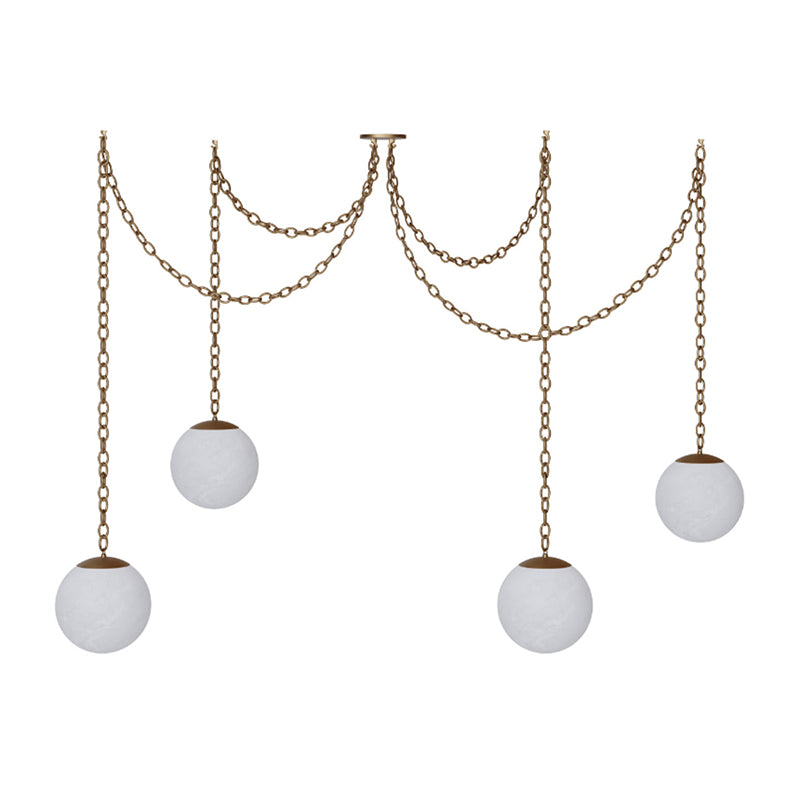 Alabaster Swag Pendant Lamp