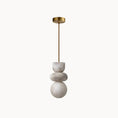 Load image into Gallery viewer, Alabaster Totem Pendant Lamp
