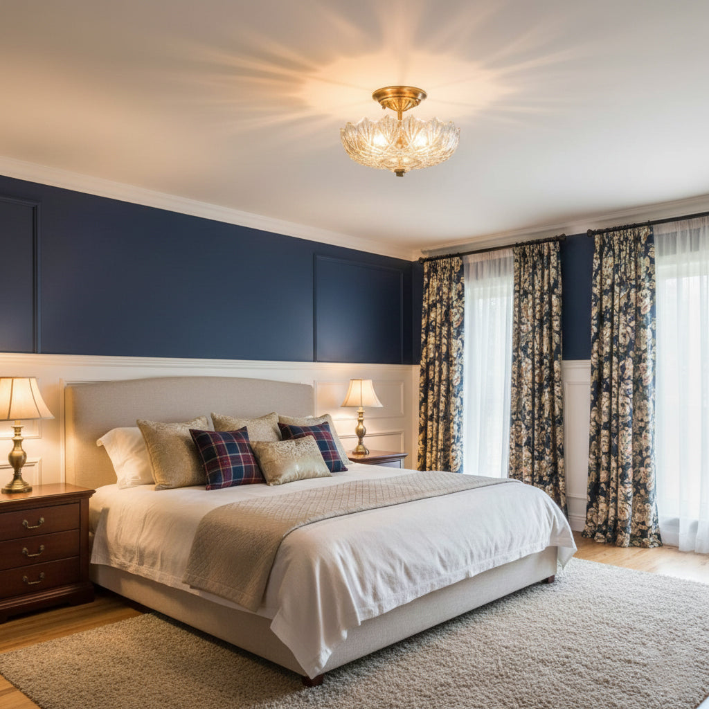 Alaina Glass Ceiling Lamp