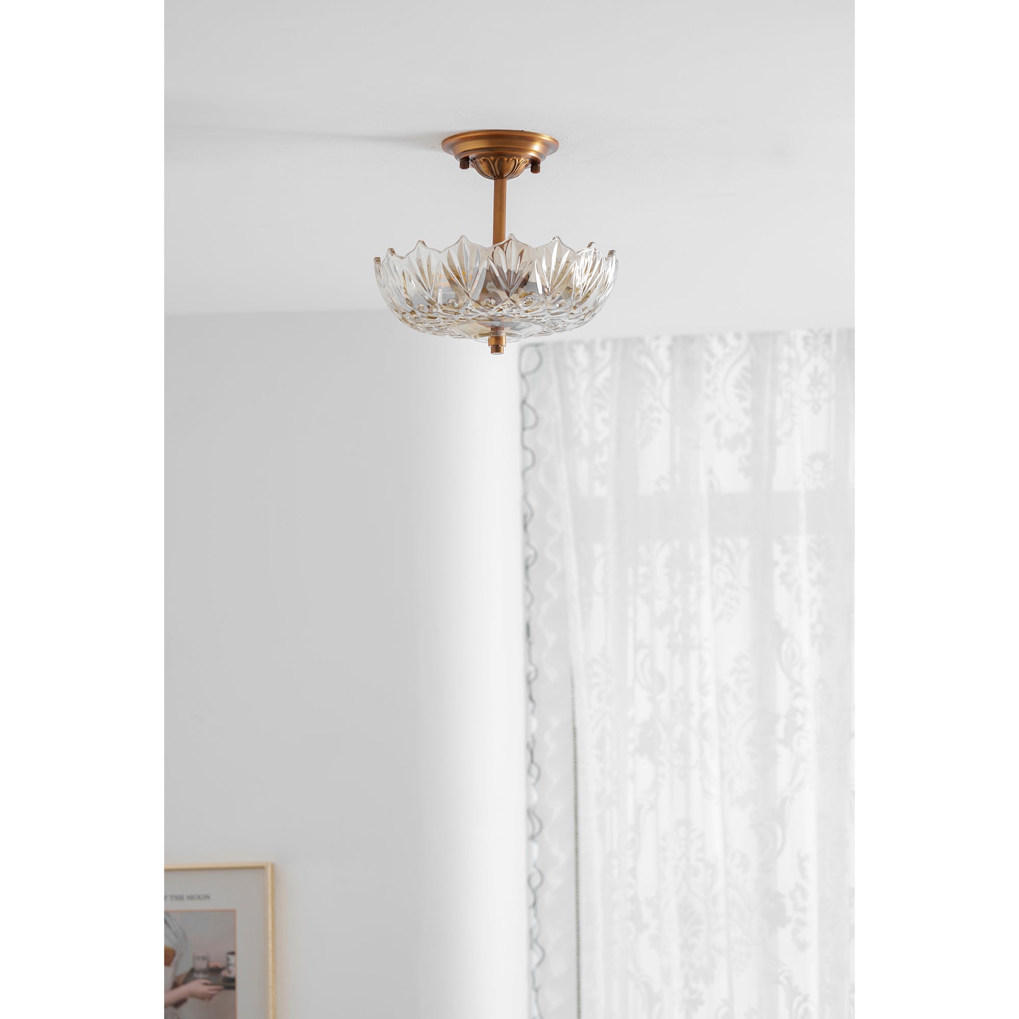 Alaina Glass Ceiling Lamp