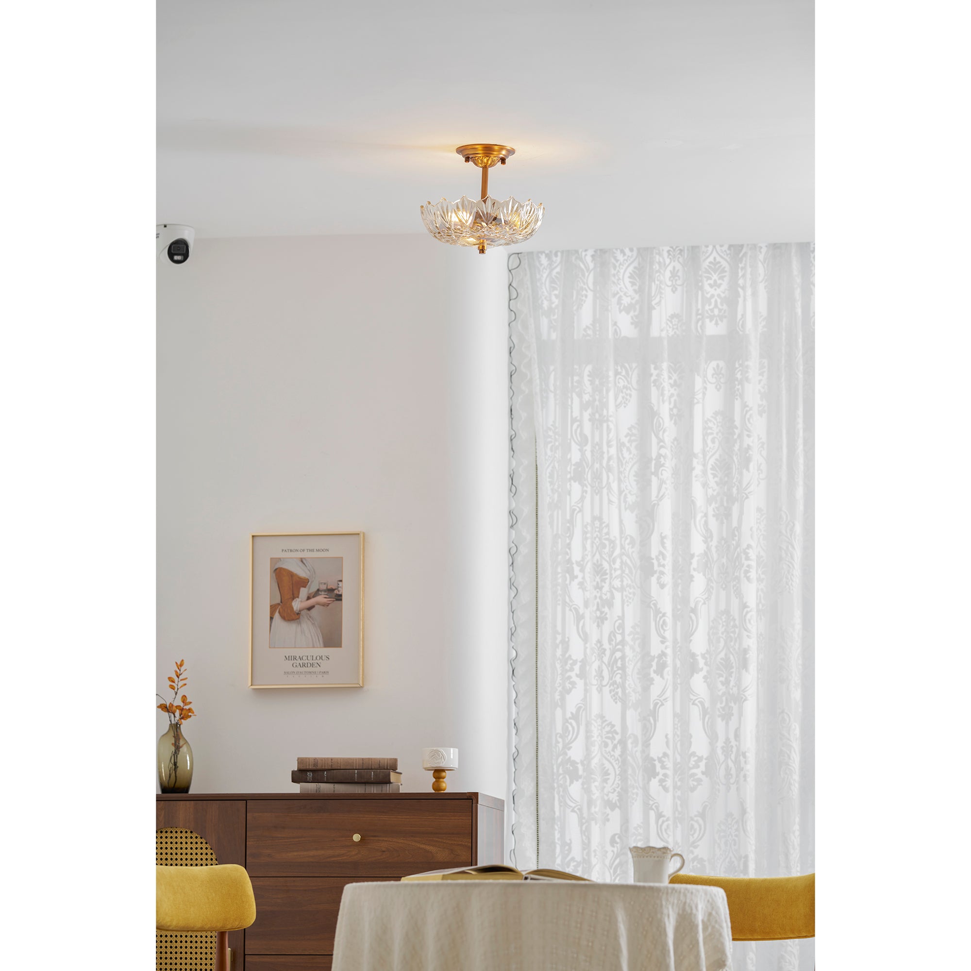 Alaina Glass Ceiling Lamp