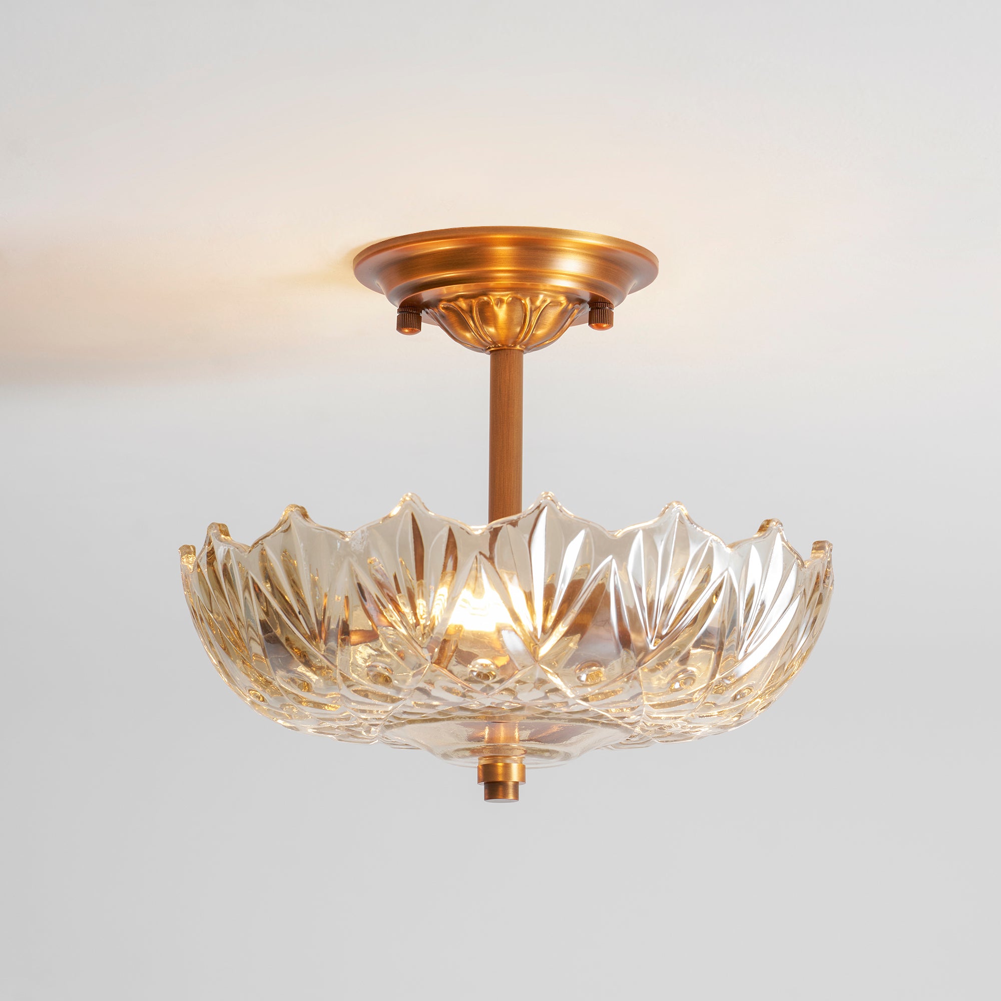 Alaina Glass Ceiling Lamp