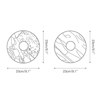 Alba Marble Wall Lamp – detail 3 — Dimension drawings 1