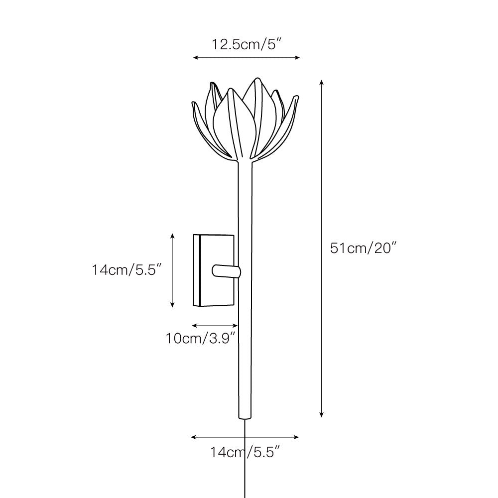 Alberto Plug-in Wall Lamp