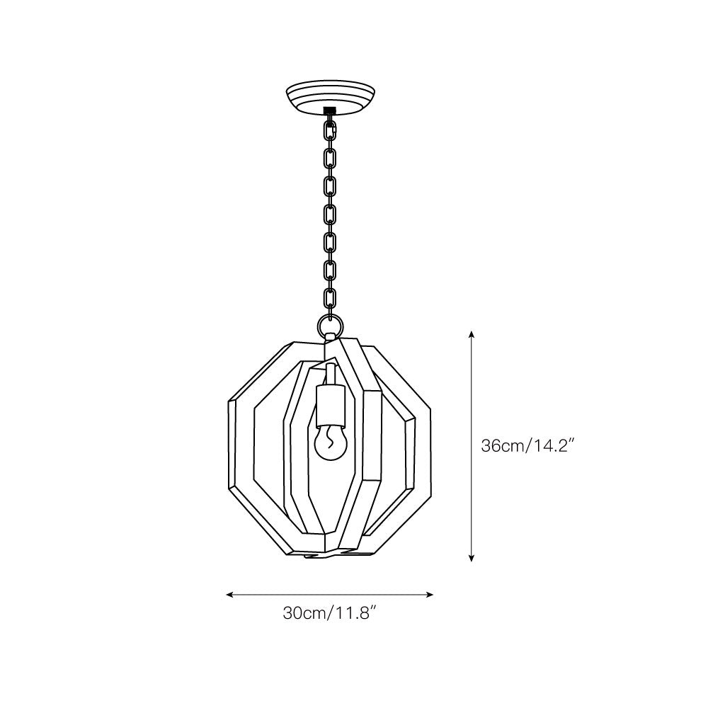 Lampe à suspension Albiorix