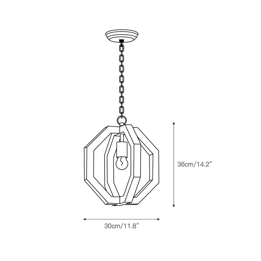 Albiorix Pendant Lamp – detail 3 — Dimension drawings 1