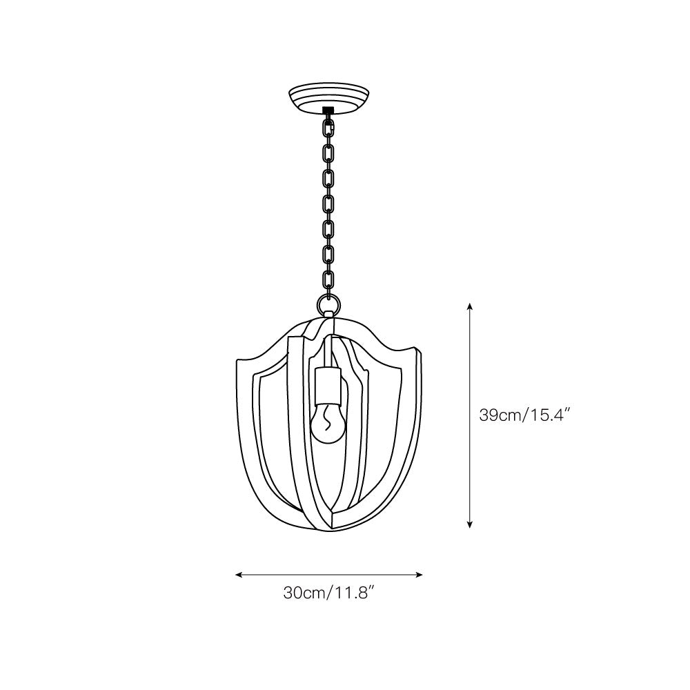 Lampe à suspension Albiorix