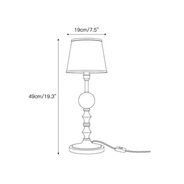 Alden Table Lamp – detail 3 — Dimension drawings 1