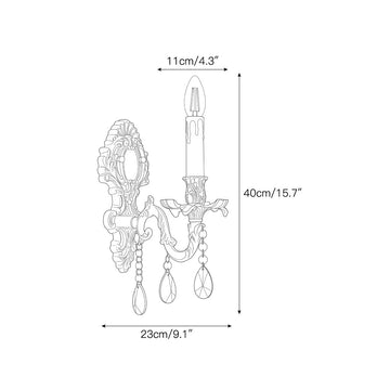 Aldepo Wall Sconce – detail 3 — Dimension drawings 1