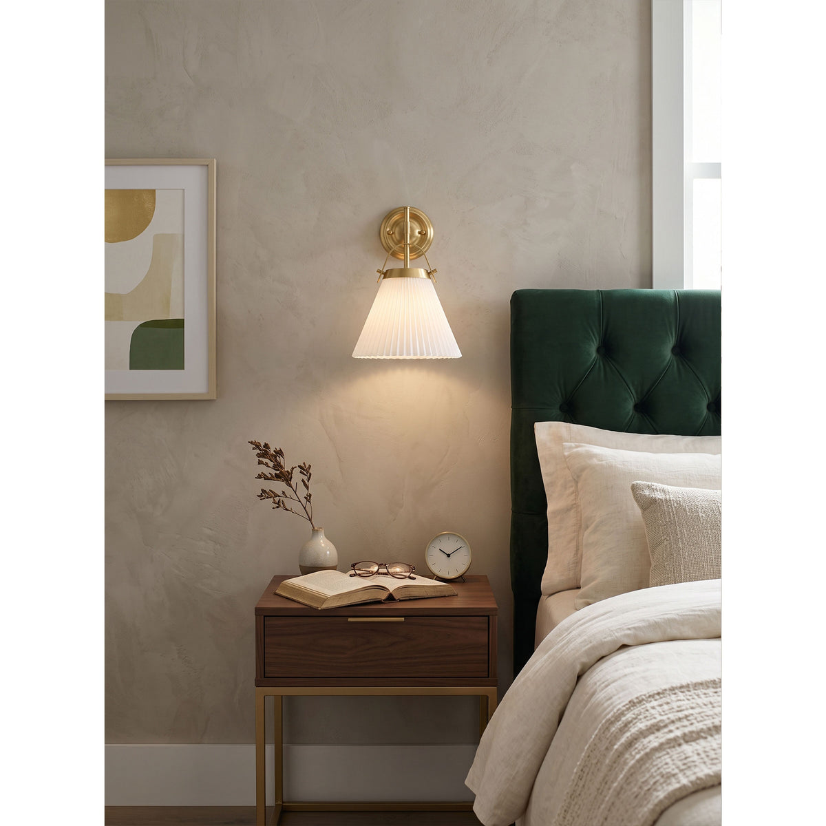 Demi Pleated Wall Lamp