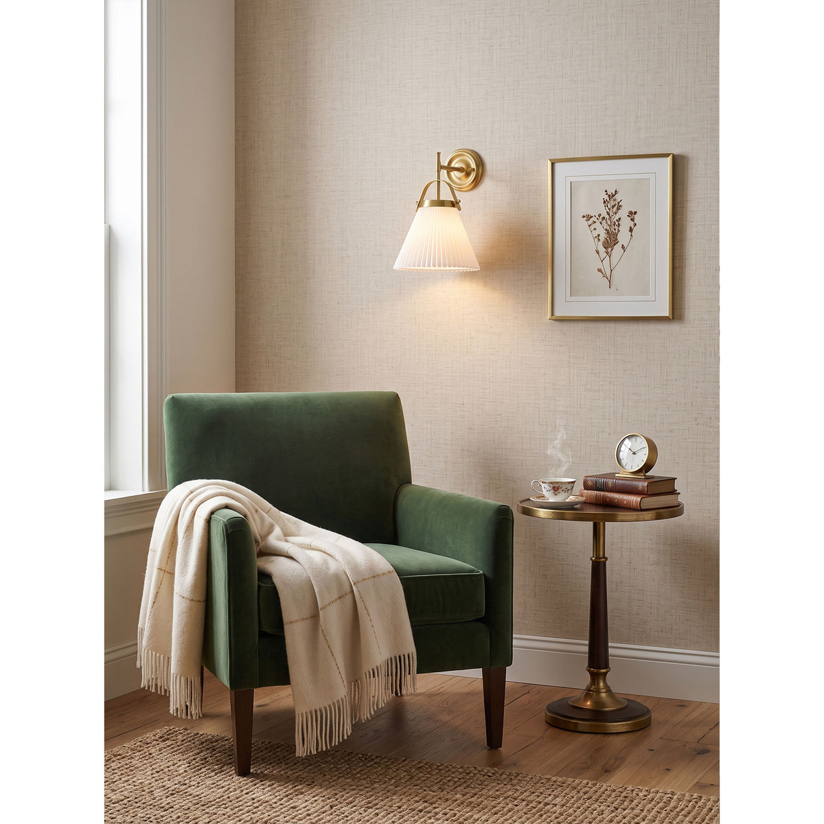 Demi Pleated Wall Lamp