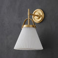 Load image into Gallery viewer, Demi Pleated Wall Lamp
