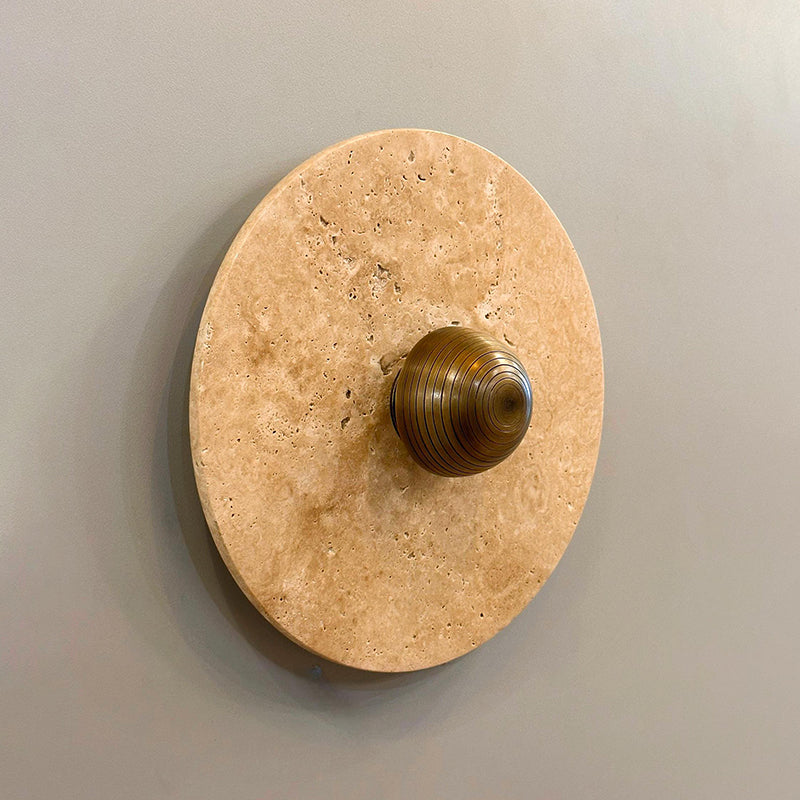 Alese Travertine Wall Lamp