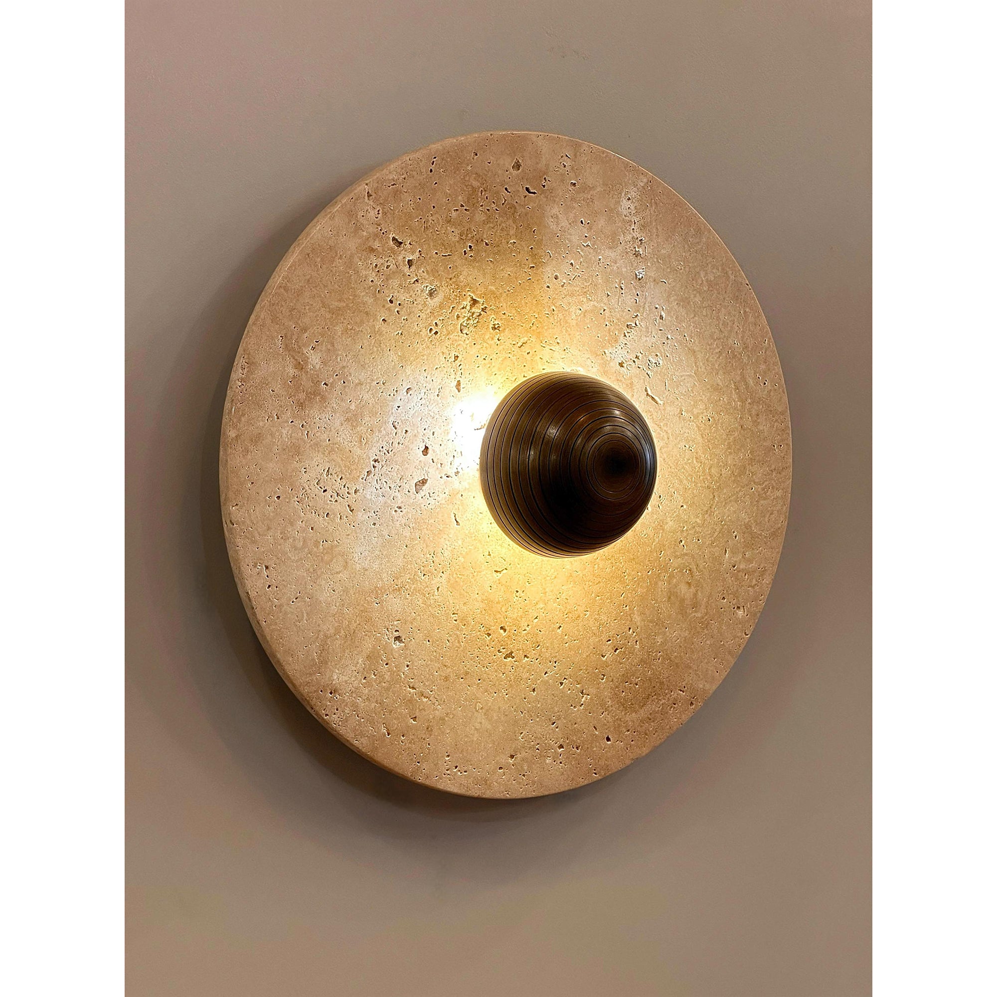 Alese Travertine Wall Lamp